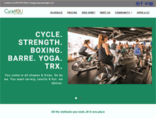 Tablet Screenshot of cycleyoulexington.com